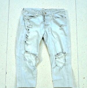 7 for all mankind Womens Jeans Josefina Skinny Boyfriend  SZ 29 Lt Blue